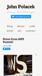 Mobile Screenshot of johnpolacek.com
